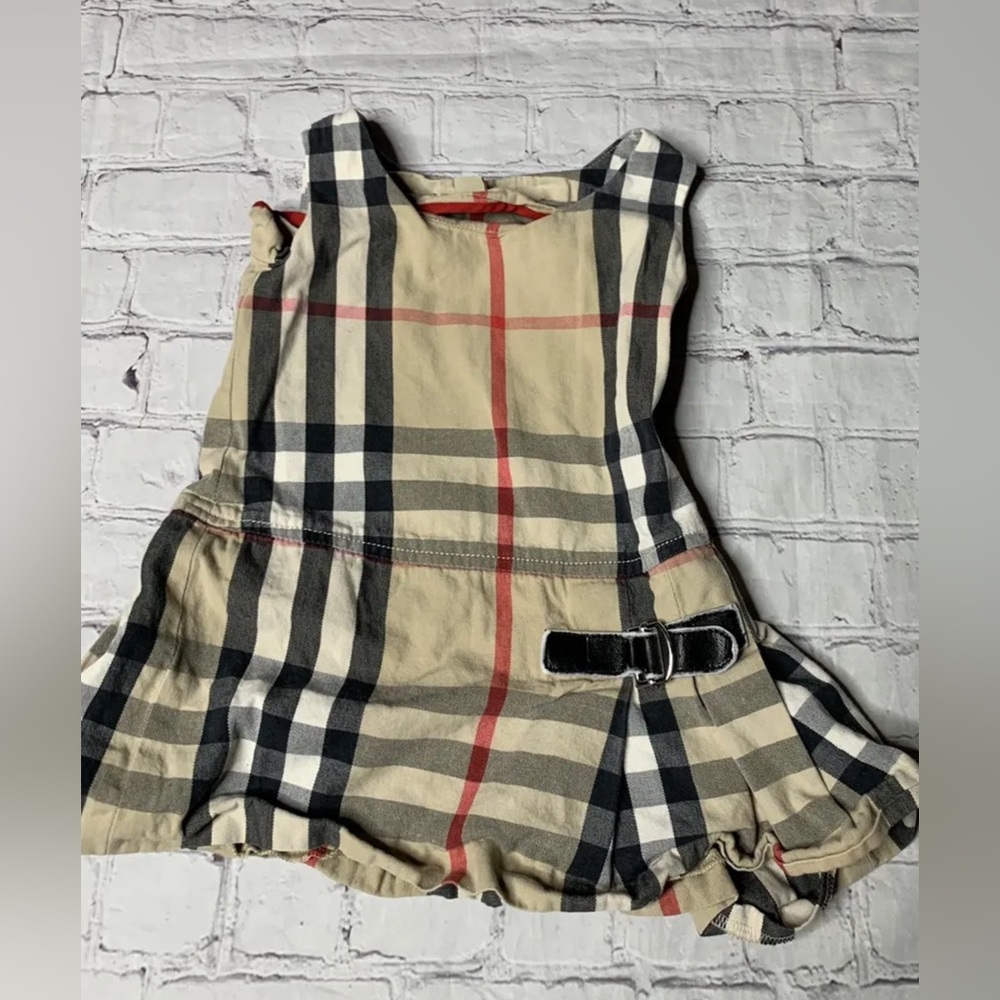 Burberry Baby Girls Nova Check Dress Size 18 Months